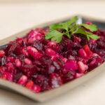 Beetroot and Bean Salad with Oil